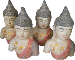Buddha Torso in cement. Size H21, L14, W8 cm. Price Exwork 48.000 IDR. Price FOB 3,60 usd excl packing. Order code CP081.