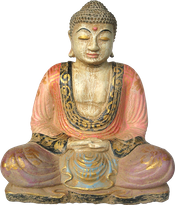 Buddha in cement. Size H40, L35, W20 cm. Price FOB 15,70 usd incl packing wooden crate. Order code CP020.