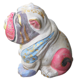 Bulldog in cement. Size H23, L21, W18 cm. Price FOB 6,30 usd excl packing. Order code CP063. Left side