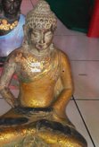 Sitting Buddha in cement. Size H32 cm. Price FOB 6,05 usd excl packing. Art. code: CP092.