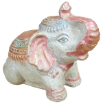 Elephant in cement. Size H10, L13, W8 cm. Price FOB 2,10 usd excl packing. Art. code: CP107.