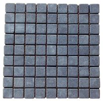 Parquet Mosaic 3 x 3cm Black Lava stone – Order code: PAM01A