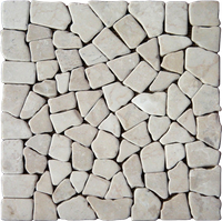 Puzzle Mosaic White Marble – Order code: PZM04A