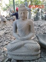Sitting Buddha Green stone. Art. code BS090. Size H75, L42, W30cm. Weight 83 kg. Price Exwork 50 usd, Price FOB 56,09 usd.