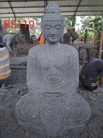 Sitting Buddha Green stone. Art. code BS119. Size H125, L70, W55cm. Weight 475 kg. Price Exwork 143 usd, Price FOB 168,98 usd.