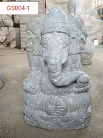 Ganesha Green stone. Art. code GS004. Size H 40, L25, W30cm. Weight 32 kg. Price Exwork 30 usd, Price FOB 32,47 usd.