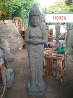 Standing Dewi Green stone. Art. code HS036. Size H 150, L30, W35cm. Weight 127 kg. Price Exwork 65 usd, Price FOB 75,43 usd.