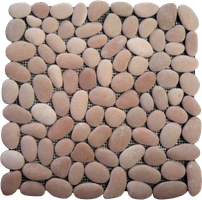 Pebble Mosaic Square Pink Stone – Order code: SM-21-1