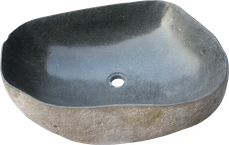 Washbasin riverstone. Size Medium aprox. 60x50x15 cm. Code WRL. Price FOB 36,50 usd.