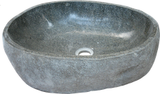 Washbasin riverstone. Size Medium aprox. 50x40x15 cm. Code WRM. Price FOB 28 usd.