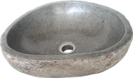 Washbasin riverstone. Size Medium aprox. 40x35x15 cm. Code WRS. Price FOB 21,50 usd.
