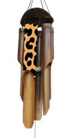 Bamboo windshime Leopard. Art.code:BWZL007-11x11x45cm-Price FOB 1,20 usd. BWZL008-12x12x55cm-Price 1,75 usd. BWZL009-15x15x65cm-Price 2,10 usd.
