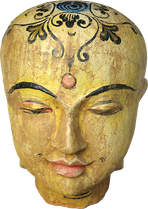 Head in cement. Size H32, L25, W25 cm. Price FOB 12,75 usd incl packing wooden crate. Order code CP002.